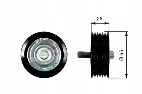фото №2, Ролик направляющая ремень mercedes cls c218 cls sho