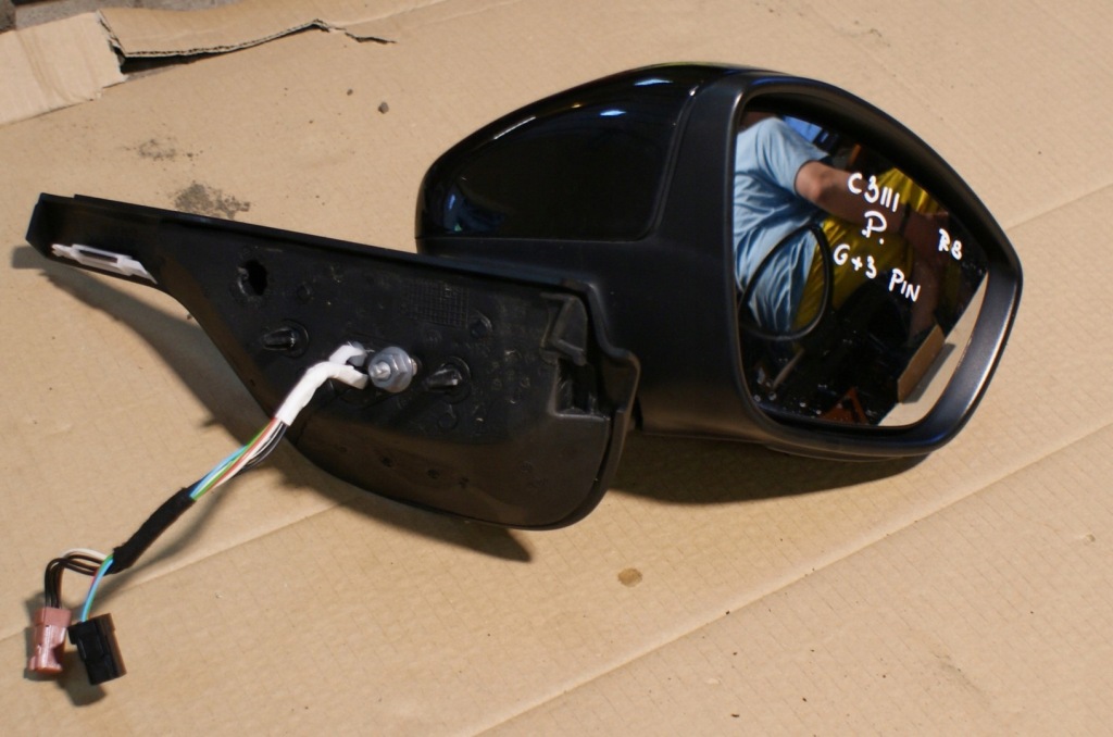 фото №1, Citroen c3 iii дзеркало праве 6+3 pin