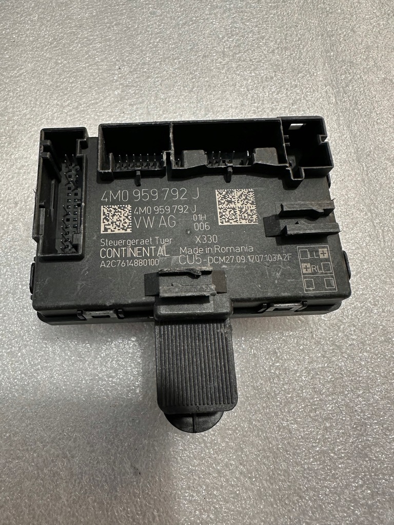 фото №1, !модуль блок керування двері audi 4m0959792j !