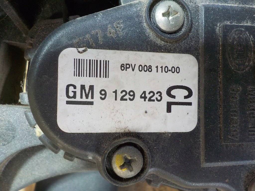 фото №4, Opel combo педаль газу потенціометр 9129423