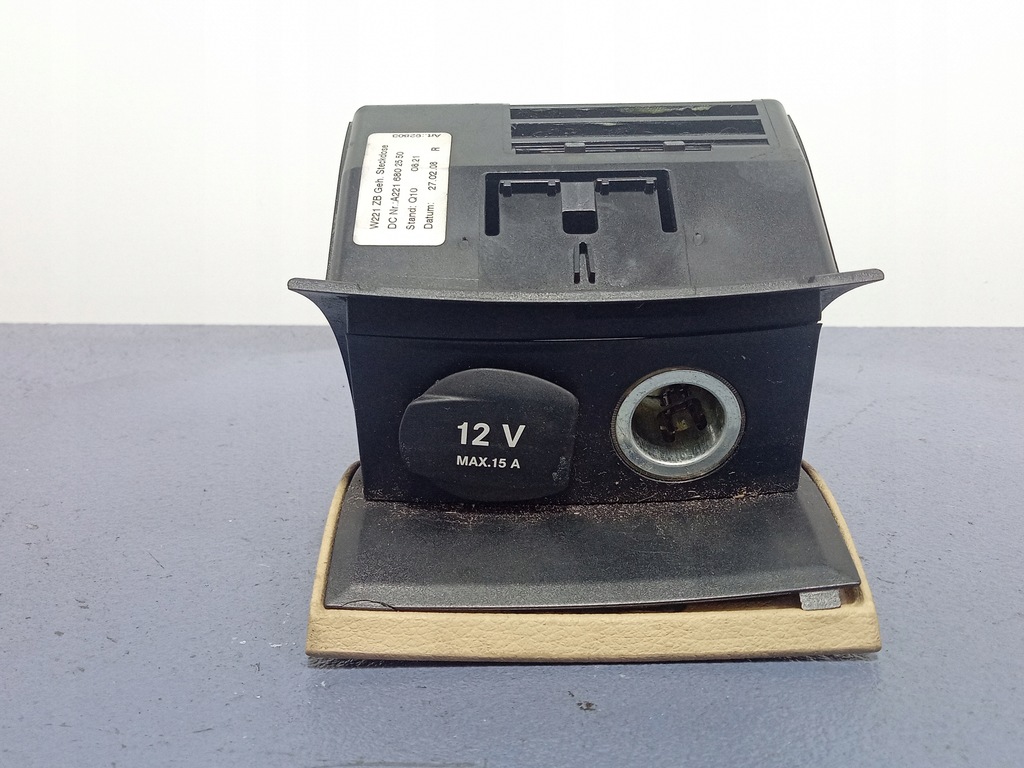 фото №6, S w221 разъём прикуривателя задняя 12v a2216802550