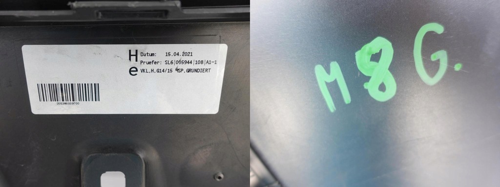 фото №12, Bmw 8 g14 g15 m-pakiet 18- бампер спойлер 6xpdc