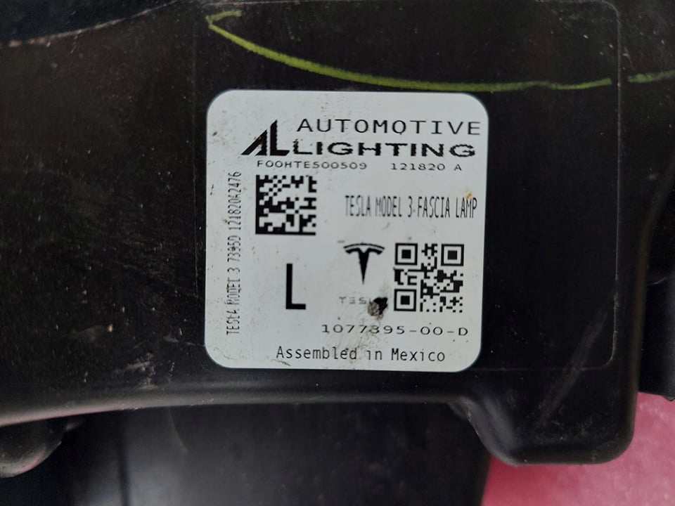 фото №5, Tesla model 3 противотуманная фара led drl левый перед передний