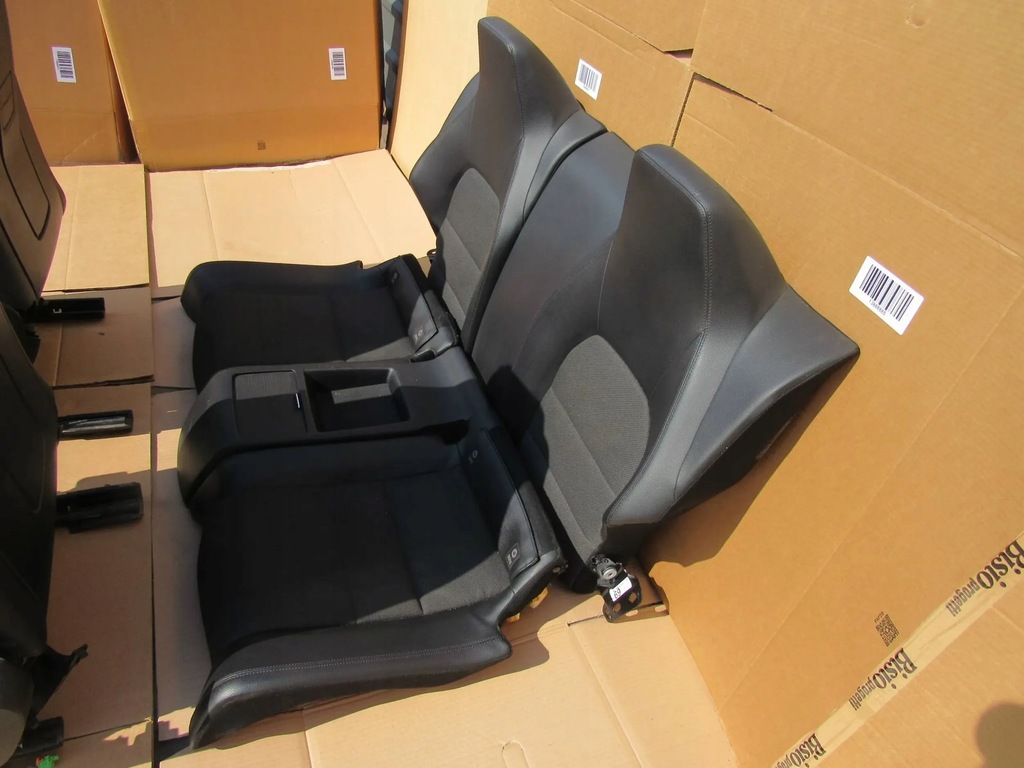 фото №10, Mercedes c w204 204 coupe сиденье сиденья заднее сиденье комплект полукожа