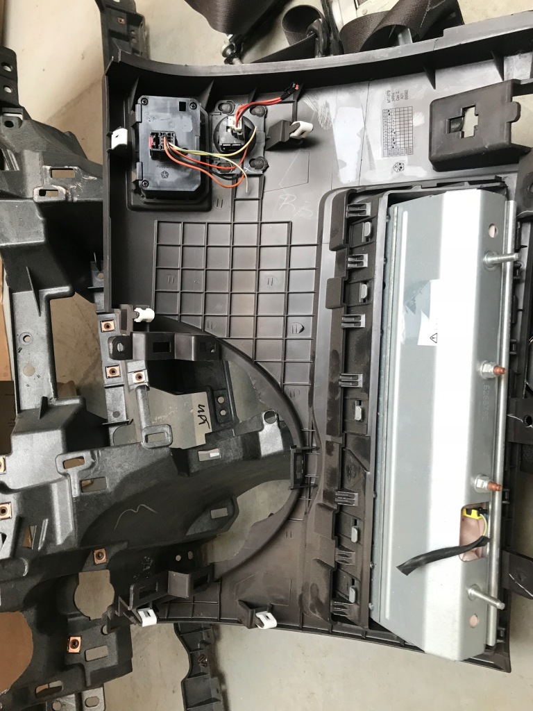 фото №9, Jeep grand cherokee wk2 lift консоль панель приладів приладова шкіра темний коричневий 1