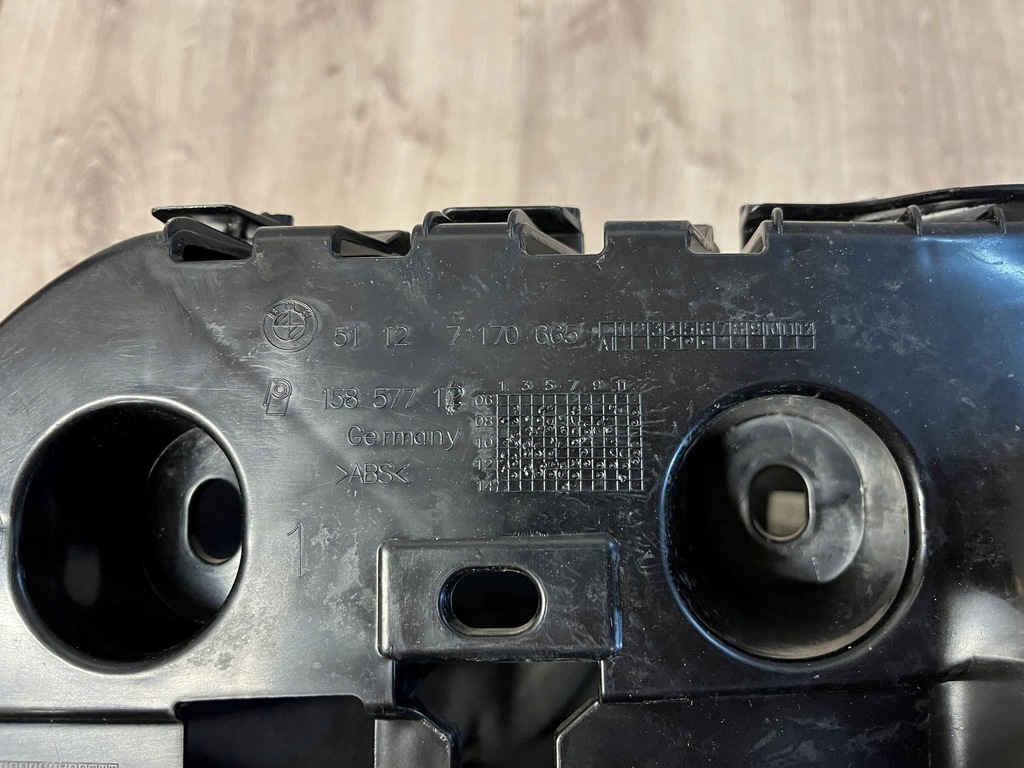 фото №9, Bmw 1 coupe e82 e88 напрямна кронштейн підсилювач бампера задня 7170665