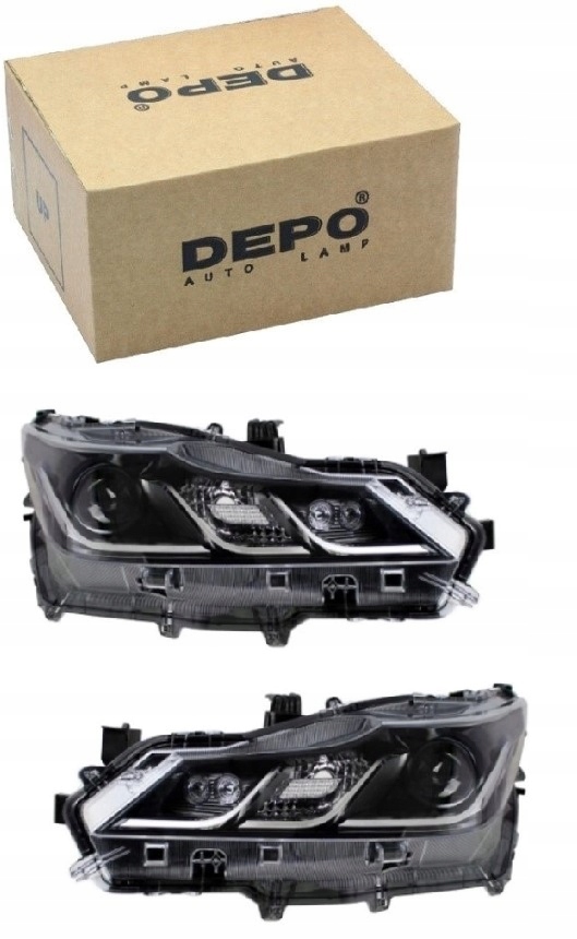 фото №1, 2x фара лампа передня ліва + права toyota corolla e21 1.6 2019-