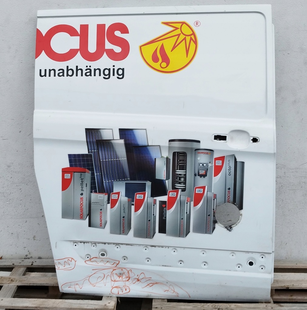 фото №1, Ford transit custom 2012 - двері праве зсувні задня