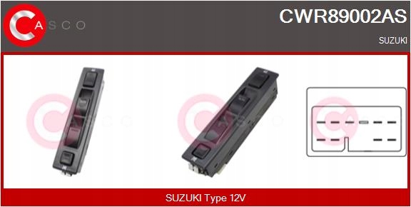 фото №1, Перемикач підйомника скло l/p 9pin