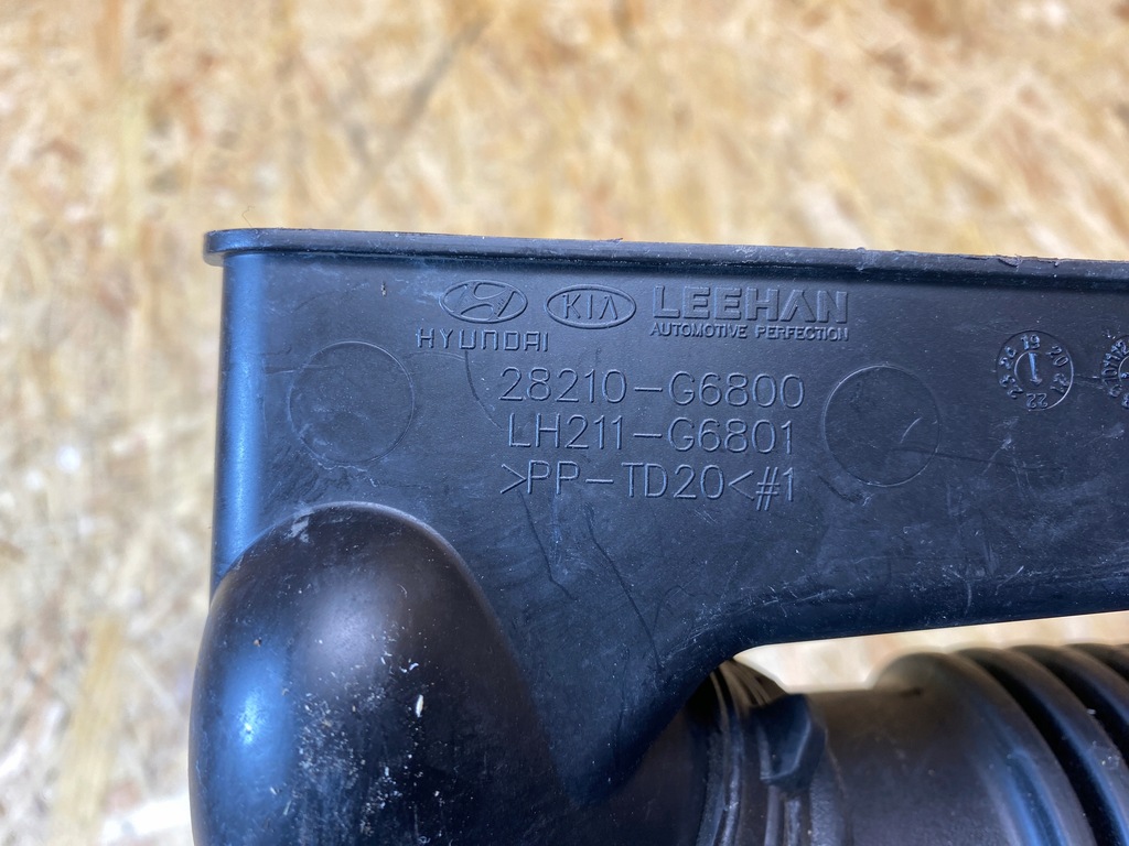 фото №10, Впуск воздухозаборник труба воздуха hyundai i10 iii 28210-g6800 2020-