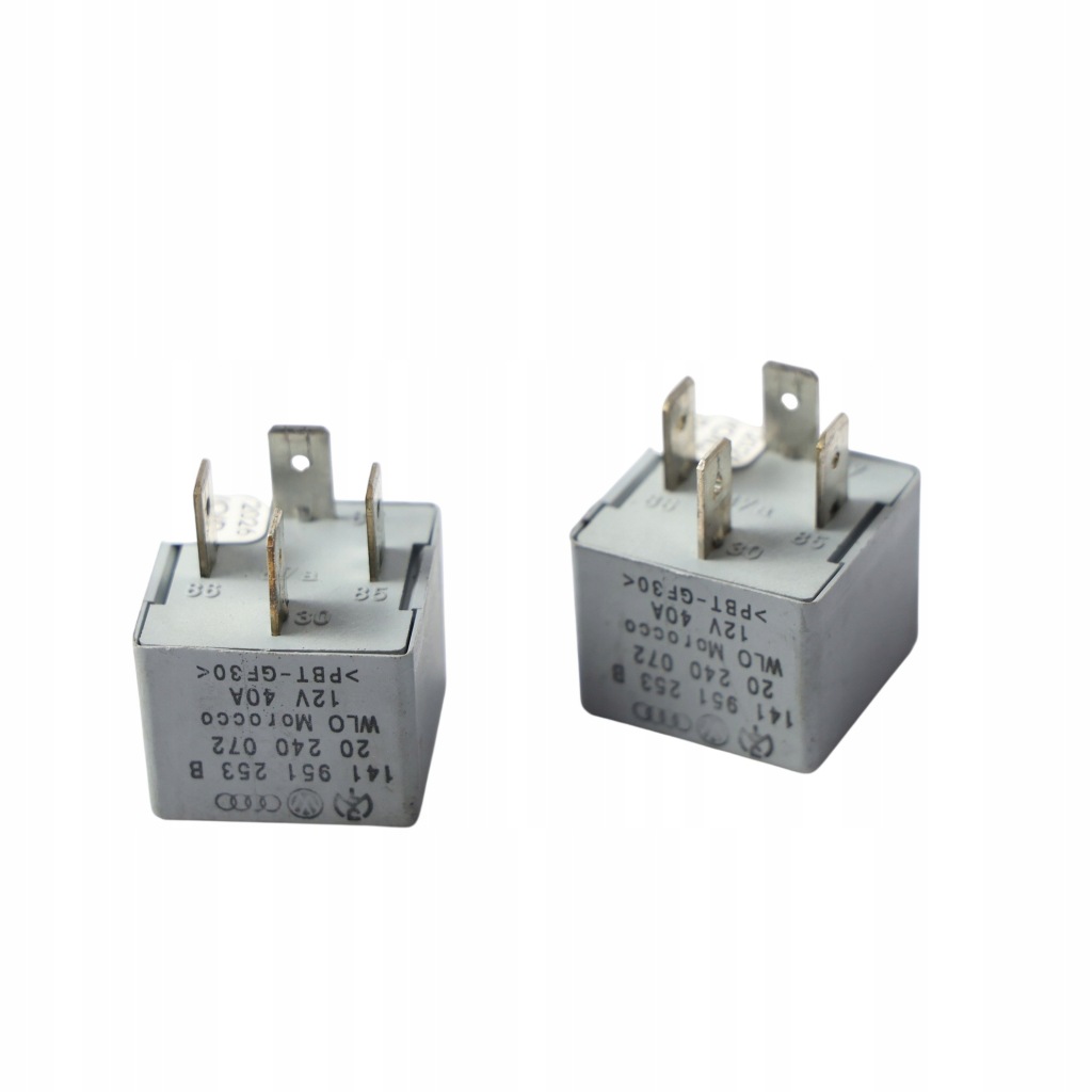 фото №12, Audi vw seat модуль реле nr 53 4 контакти набір 2 szt. 141951253b