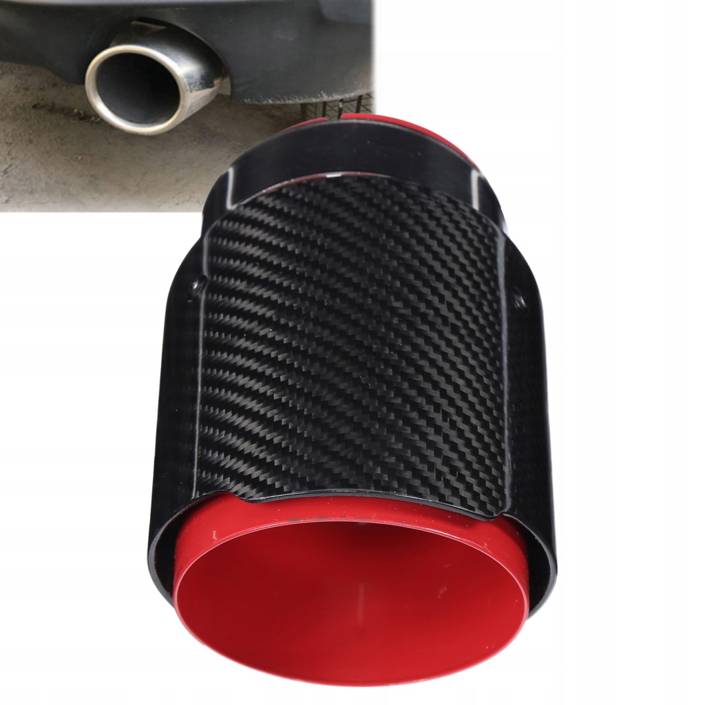 фото №15, Наконечник декоративная глушителя овальный накладка 80-101mm