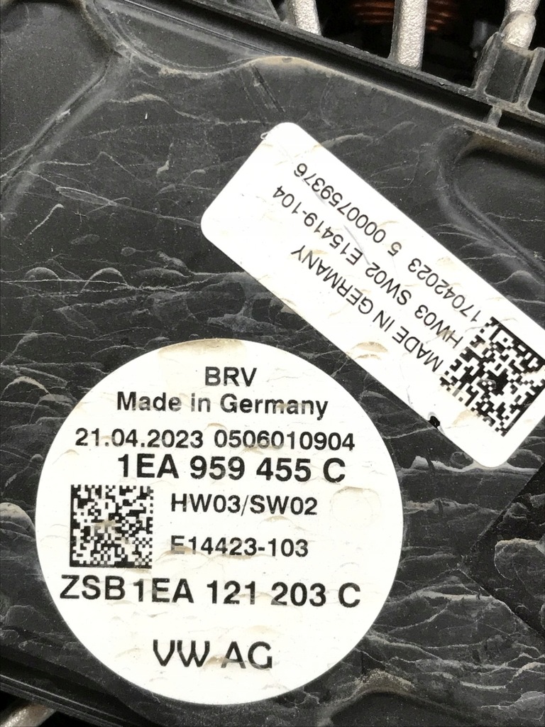 фото №8, Вентилятор радіатора + корпус vw id.3 id.4 id.5 q4 1ea959455c 1ea121205a