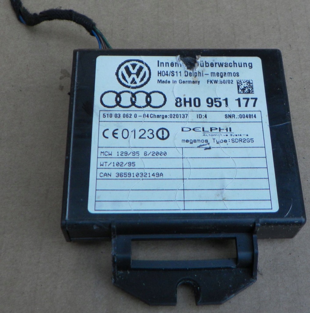 фото №1, Audi a4 b6 2002 cabrio модуль датчик движения