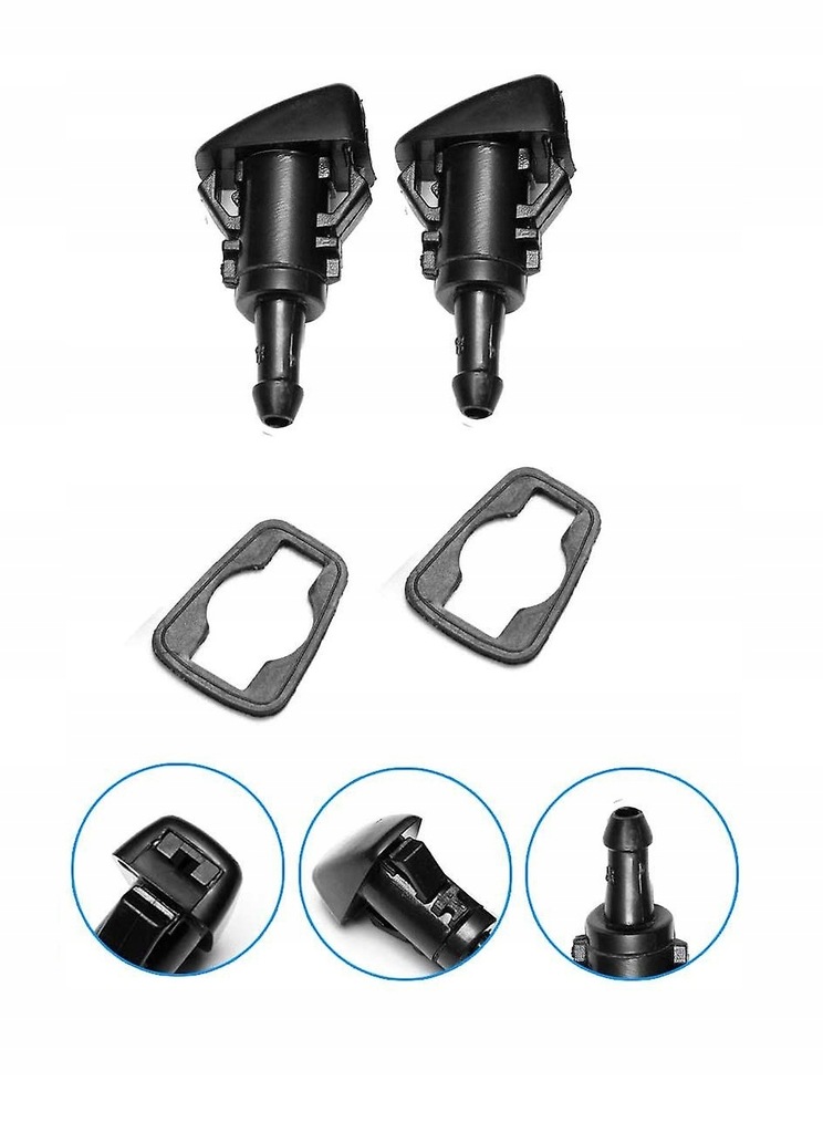 фото №1, 2x насадка омивач форсунка омивача dodge magnum charger