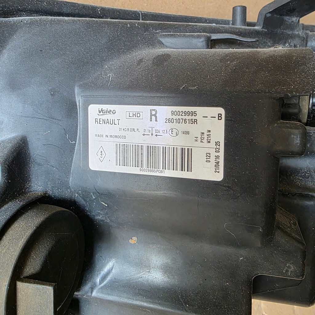 фото №14, Лампа передня права dacia sandero ii 2012r- 90029995