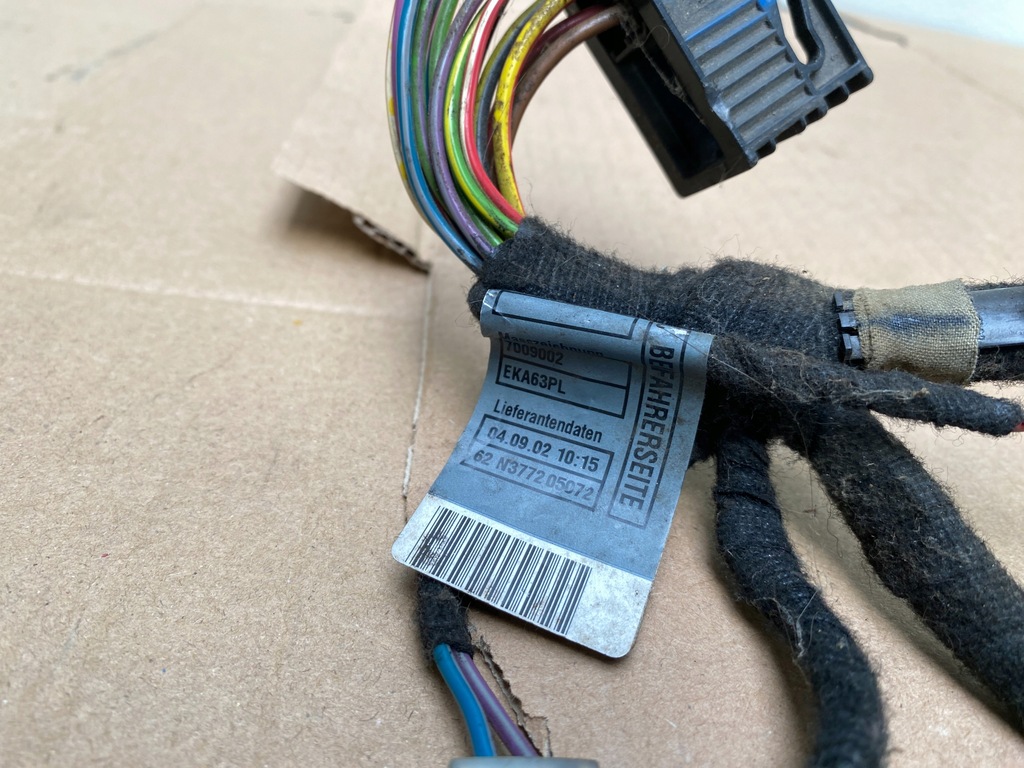 фото №11, Bmw e46 cabrio джгут електропроводка трубопровід сидіння правий перед пасажира