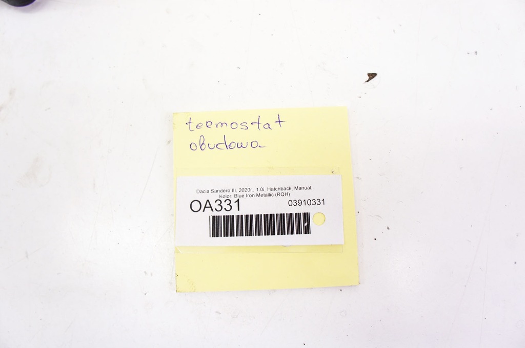 фото №5, Oa331 dacia sandero iii 1.0i термостат корпус