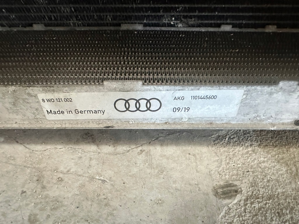 фото №5, Audi rs5 8w 17-25 pas передній kompletny радіатор