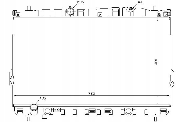 фото №14, Nissens 67032 радіатор, система охолодження двигуна