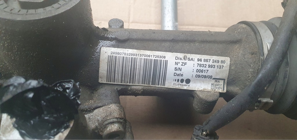 фото №5, Citroen c5 iii x7 - рулевая рейка 9687229380 9685724980