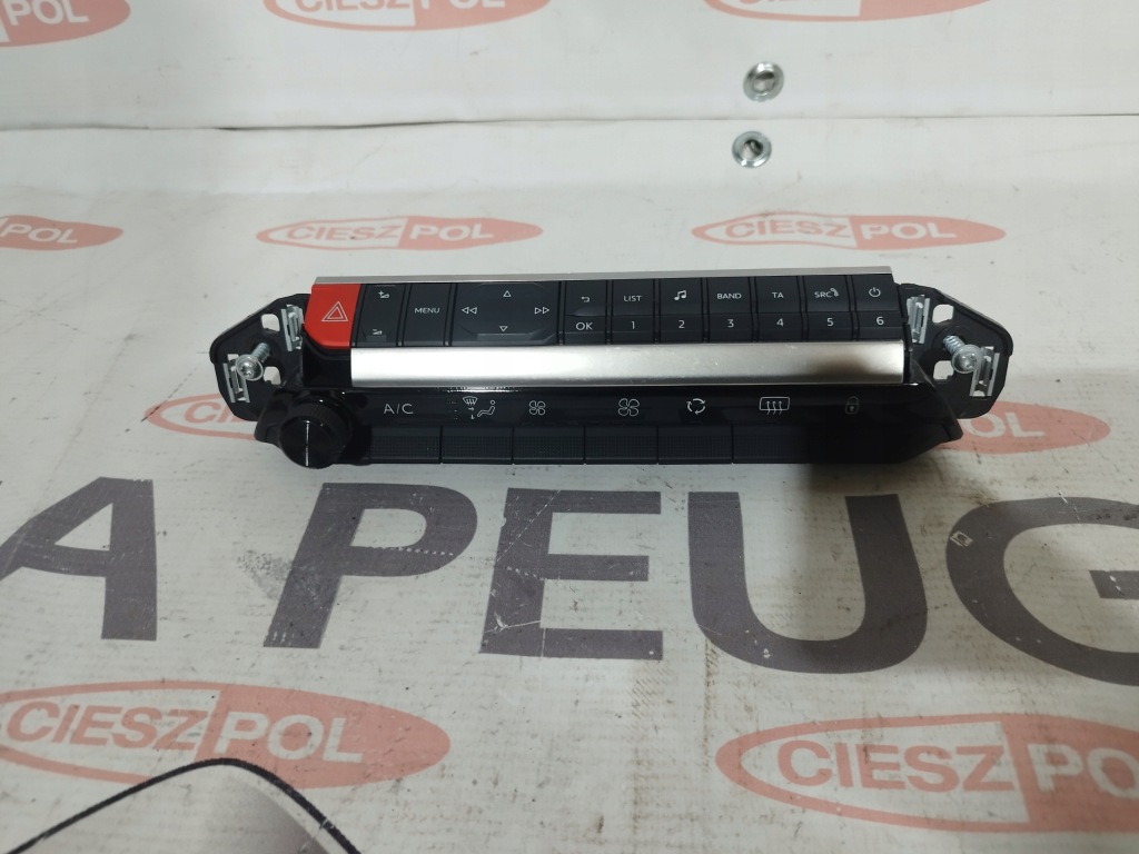 фото №1, Панель кондиціонера керування радіо peugeot 3008 ii org 98106111zd