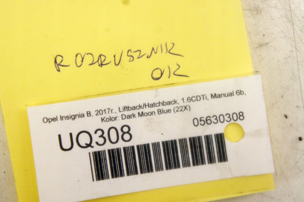 Uq308 opel insignia b 1.6cdti стартер 55497878 Недорого