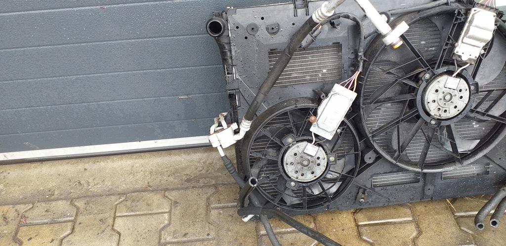 фото №8, Touareg 3.0tdi комплект радіатор вентилятор 7l0