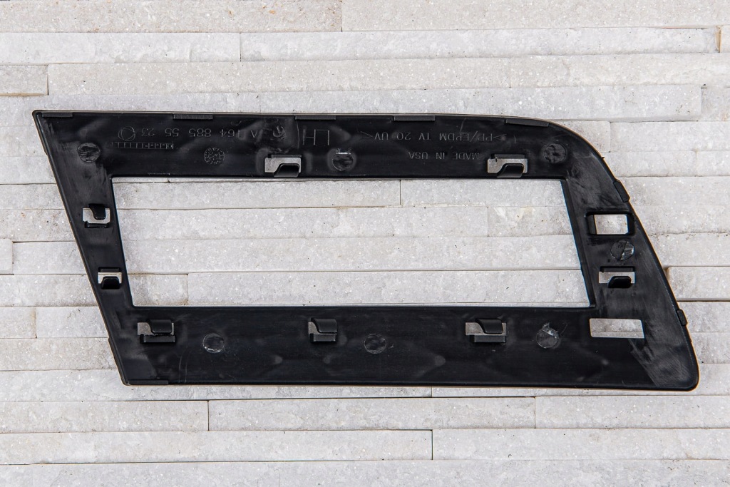 фото №10, Mercedes gl x164 06-09 рамка противотуманной фары решётка перед бампер левый a1648855523