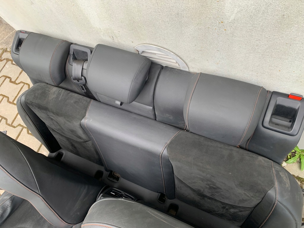 фото №7, Seat leon iii kombi сидіння заднє сидіння обшивки шкіра алькантара europa