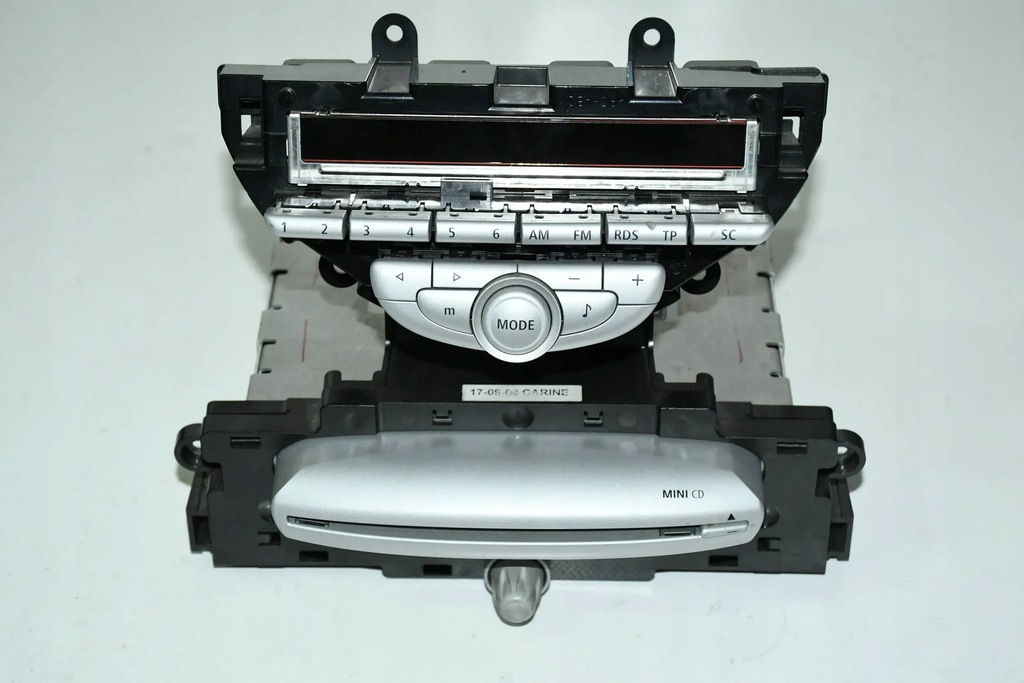 фото №1, Радио считыватель cd панель радио 3454566 mini one cooper r55 r56 2007-