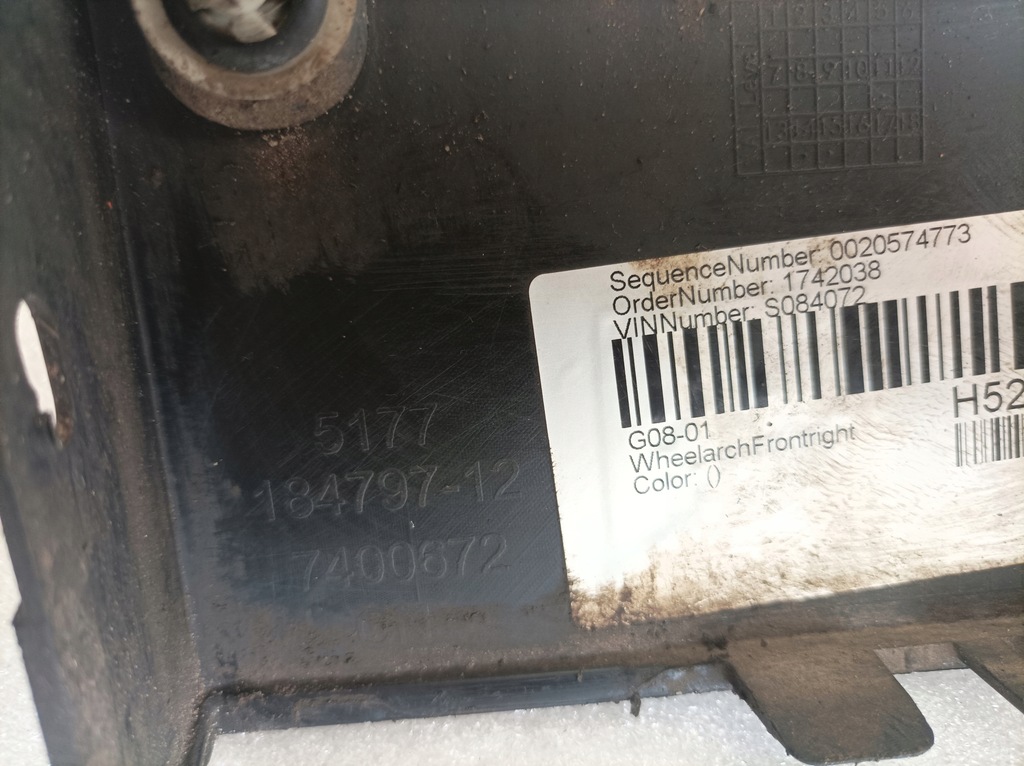 фото №10, Bmw ix3 g08 молдинг крила права перед