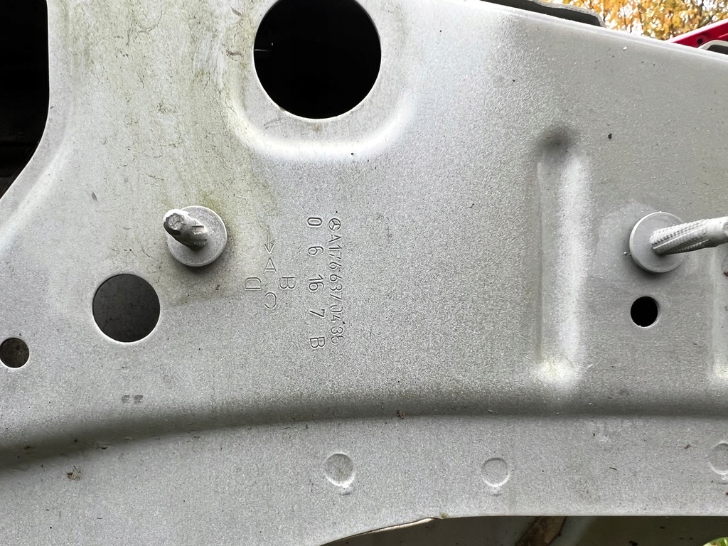 фото №6, Чверть лонжерон права чашка правий mercedes a-klasa w176