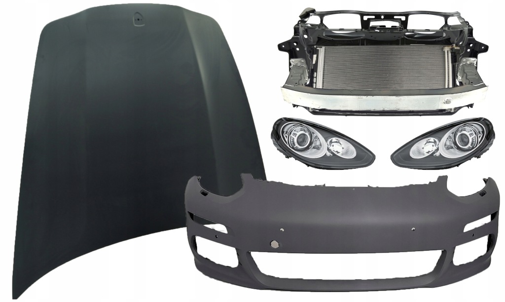 фото №4, Корпус рамка радиатор panamera 970 3.0 3.6 4.8