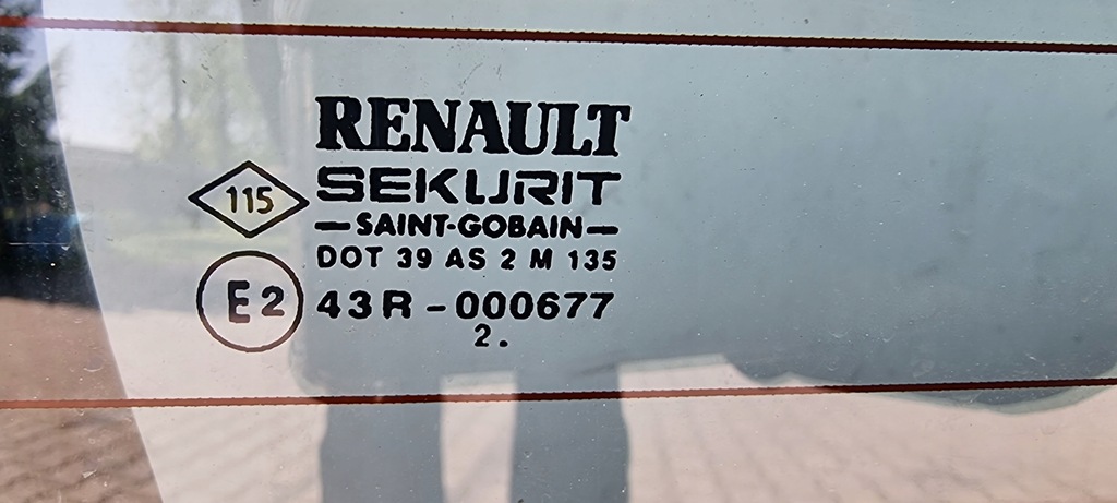 фото №3, Стекло задняя крышки багажника открывание renault grand espace iv lift