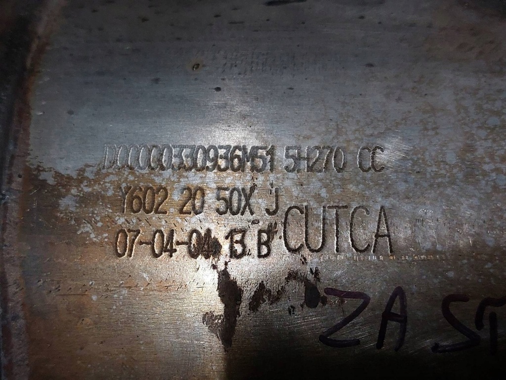фото №6, Dpf fap фильтр частиц твердых катализатор пустой mazda 3 i bk 1.6 d