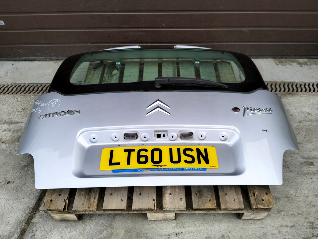 фото №9, Кришка багажника скло задня citroen c3 picasso колір ezrc 2008-2012 оригінал