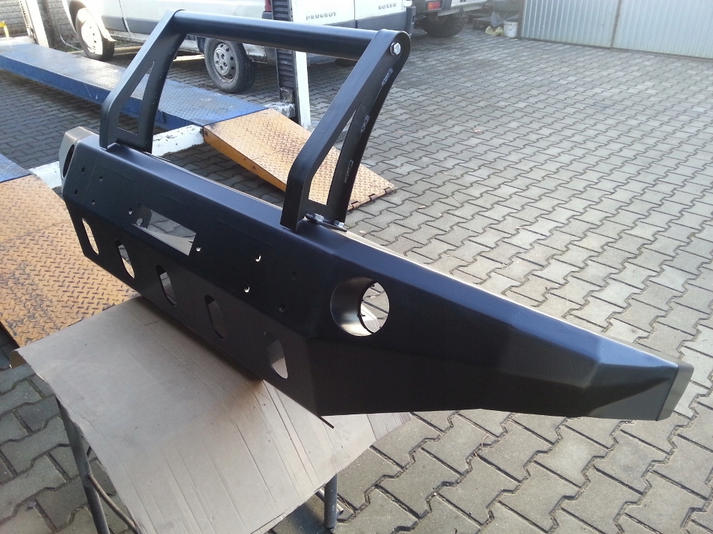 фото №7, Бампер стальной перед передний pajero 2 ii подъемник fv