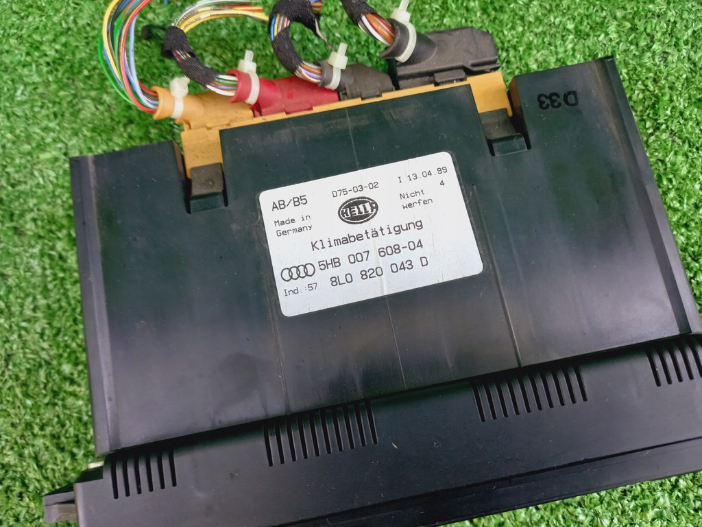 фото №10, Audi a3 8l 96-00 панель управление обдув климат-контроль climatronic жгут