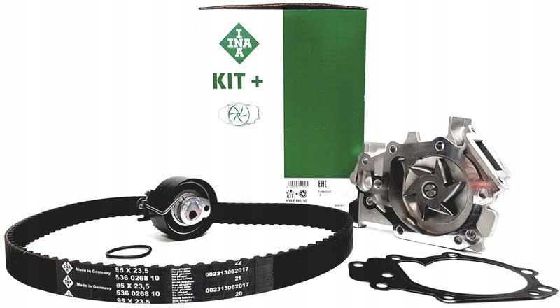 фото №1, Schaeffler ina 530 0195 30 насос водяная + набор ремень распределительного вала