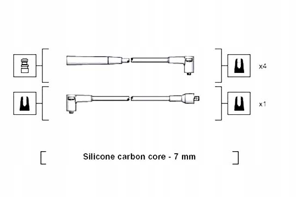 фото №2, Дроти запалювання magneti marelli