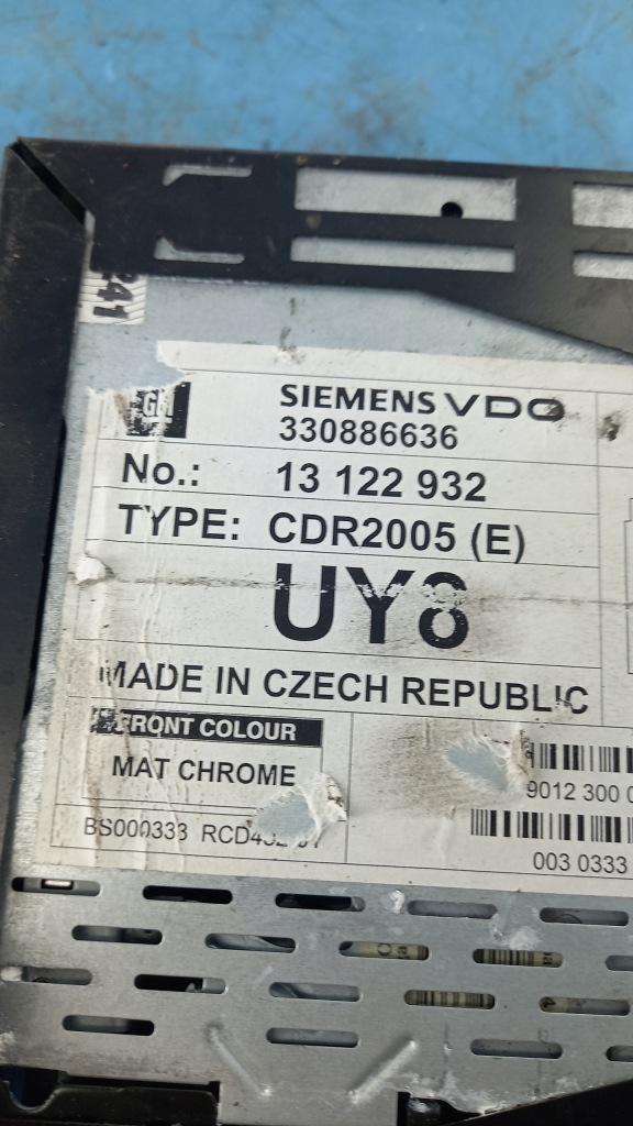 фото №3, Радіо opel meriva 03r 1.6b hb