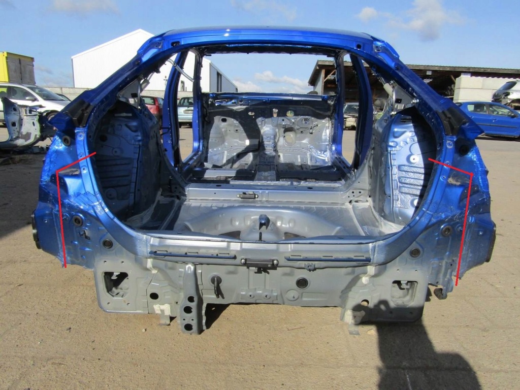 фото №1, Civic xi 24r pas задняя задний задний поддон багажник четверть задняя задняя b625m