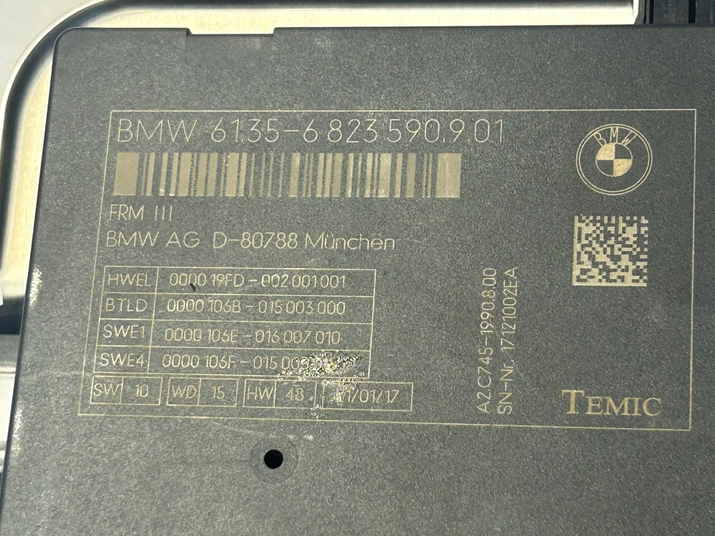 Bmw f10 f11 рестайлинг  модуль блок управления света 6823590 Доставка