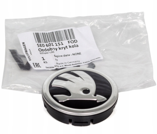фото №1, Skoda enyaq iv wheel hub cap 5e0601151fod