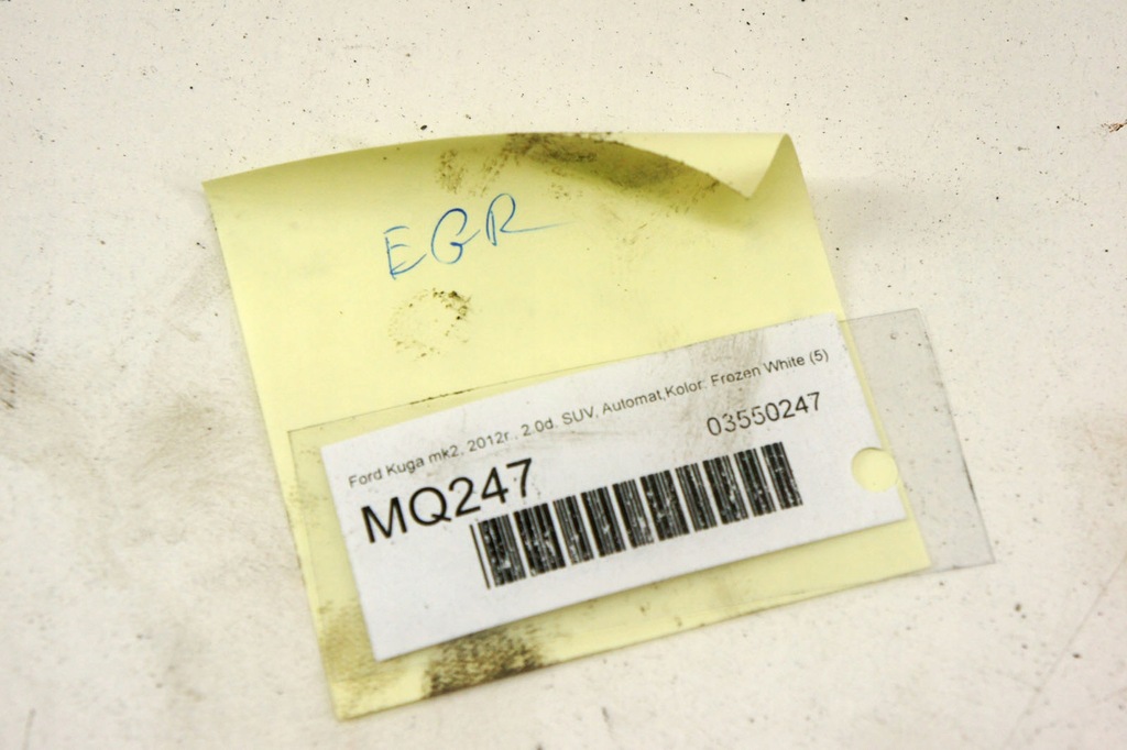фото №6, Mq247 ford kuga mk2 ii 2.0d радіатор вихлопних газів egr