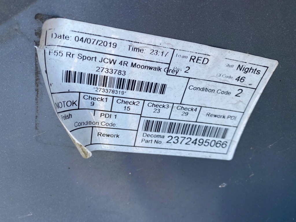 фото №9, Бампер задняя задний mini f55 jcw