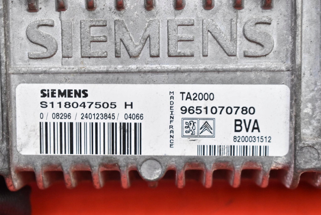 фото №8, Блок управління модуль коробки передач 9651070780 peugeot 307 1 i 1.6 16v 109 km