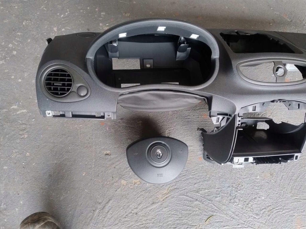 фото №4, Консоль подушка подушка безпеки водія пасажира датчик renault clio iii