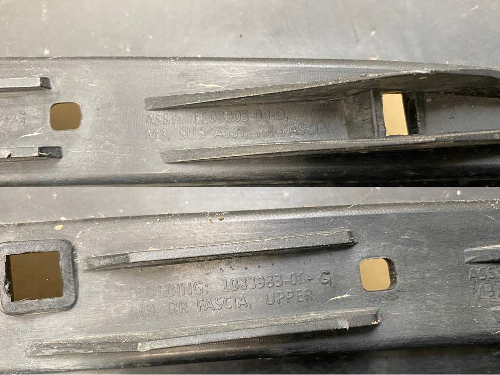 Бампер задний  tesla model 3 задний задний 6xpdc накладка 1083983-00-g с Разборки